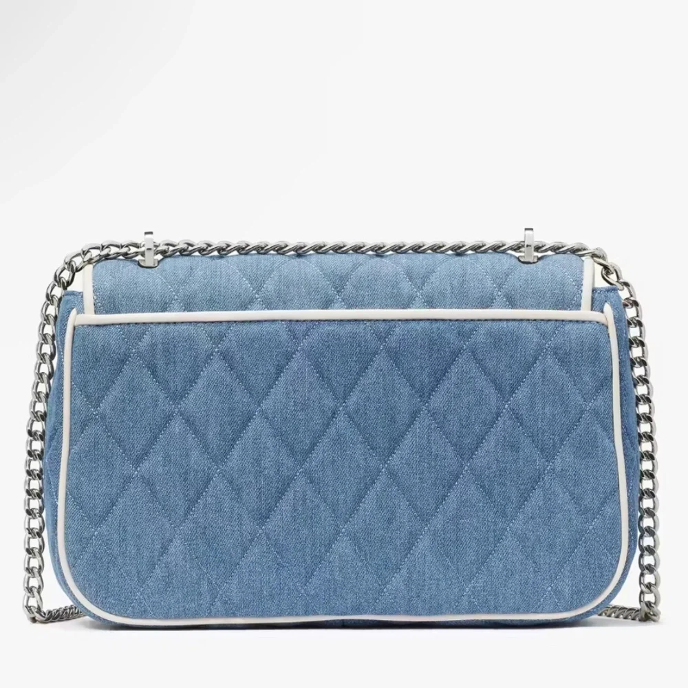 Kate Spade Carey Denim Medium Flap Shoulder Bag - Picture 5 of 12